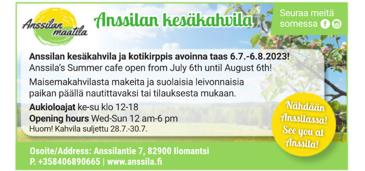 Anssilan kesäkahvila 2023